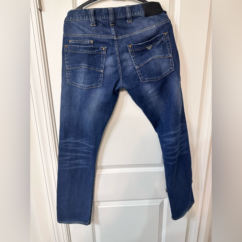 Armani Jeans Classic‎ Blue Denim Jeans - Picture 2 of 6
